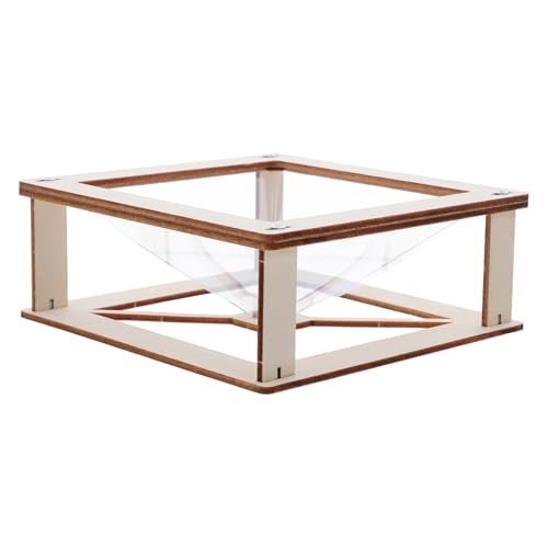 Gatuida 6 Sets 3D-Hologramm-Pyramiden-Displayständer, holografischer Projektor, Smartphone-Hologramm-Displayständer, STEM-Spielzeug für wissenschaftliche Projektbedarf von Gatuida