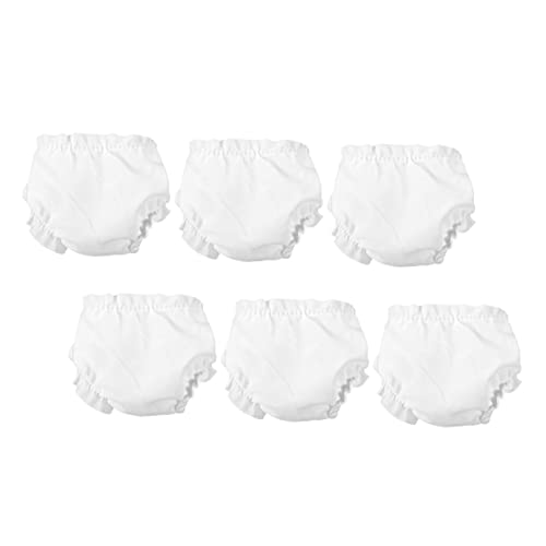 Gatuida 6 Stck. Puppenkleidung Für Unterhose Für Zubehör Für Puppenwindeln Unterhosen Dolly Windeln Klein Mini Puppen Stoff Weiß Gatuida 6 Stck. Puppenkleidung Für Unterhose Für Zubehör Für Puppenwindeln Unterhosen Dolly Windeln Klein Mini Puppen Stoff Weiß von Gatuida