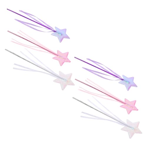 Gatuida 6 Stück Feenstäbe für Mädchen Prinzessin Zauberstab mit Fünfzackigem Stern Farblich Sortiert Weiß Rosa Zauberhafte Kindergeburtstags Halloween Party Requisiten Gatuida 6 Stück Feenstäbe für Mädchen Prinzessin Zauberstab mit Fünfzackigem Stern Farblich Sortiert Weiß Rosa Zauberhafte Kindergeburtstags Halloween Party Requisiten von Gatuida