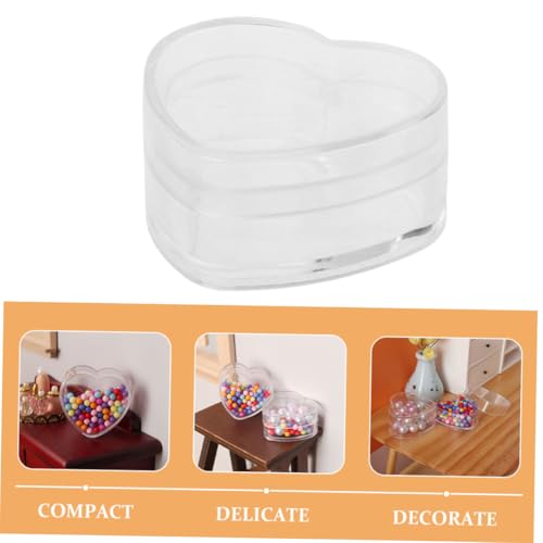 Gatuida 6 Stück Feine Verarbeitung Transparent als Mini Haus Ornament und DIY Organizer Gatuida 6 Stück Feine Verarbeitung Transparent als Mini Haus Ornament und DIY Organizer von Gatuida