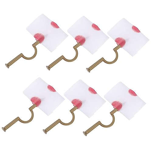 Gatuida 6 Stück Fingernagel Nagel Durch Finger Witz Lustig Für Erwachsene Seltsam Mächtiger Trick Nagelstreich Nagel Durch Finger Narr Streich Halloween Dekoration Kuss von Gatuida
