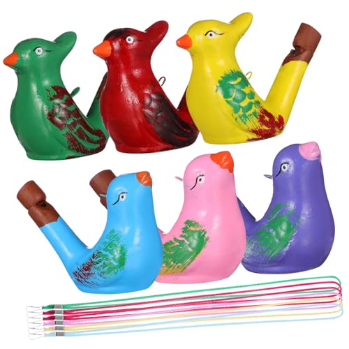 Gatuida 6 Stück Keramische Vogelpfeifen mit Bunten Tiermotiven mit Trageschlaufe Leichte Wasserspielzeug pfeifen für Kleinkinder Pädagogisches Musikspielzeug für Outdoor Zufällige Farbe Gatuida 6 Stück Keramische Vogelpfeifen mit Bunten Tiermotiven mit Trageschlaufe Leichte Wasserspielzeug pfeifen für Kleinkinder Pädagogisches Musikspielzeug für Outdoor Zufällige Farbe von Gatuida