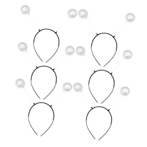 Gatuida 6 Stück Kreative Haarbänder mit Schaumstoffbällen Wiederverwendbare Kopfschmuck Accessoires für Karneval Festival Stabile Form Bequemes Material für Kostümparty Deko Gatuida 6 Stück Kreative Haarbänder mit Schaumstoffbällen Wiederverwendbare Kopfschmuck Accessoires für Karneval Festival Stabile Form Bequemes Material für Kostümparty Deko von Gatuida