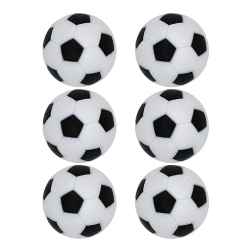 Gatuida 6 Stück Mini Tischfußball Bälle Ersatzbälle für Tischfußballspiele für Erwachsene Langlebig und rutschfest für Partys und Freizeitaktivitäten von Gatuida