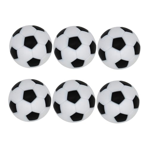 Gatuida 6 Stück Mini Tischkicker Bälle Ersatz Kugeln für Tischfußball Spieltisch mit Glatter Oberfläche und Optimaler Rollfähigkeit für Heim und Spielstätten von Gatuida