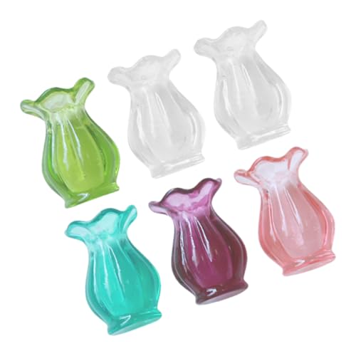 Gatuida 6 Stück Miniatur Vasen Teilig Bunte Kleine Deko Vasen mit Realistischer Blumenarrangement Puppenhaus Tischdeko Kompakte Miniaturmöbel für Gestaltung Gatuida 6 Stück Miniatur Vasen Teilig Bunte Kleine Deko Vasen mit Realistischer Blumenarrangement Puppenhaus Tischdeko Kompakte Miniaturmöbel für Gestaltung von Gatuida