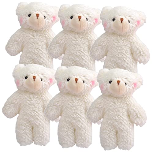 Gatuida 6 Stück Plüsch Bär Schlüsselanhänger Flauschiger Tier Schlüsselbund Anhänger für Taschen Dekoration und Süßes Plüschspielzeug für Freunde Gatuida 6 Stück Plüsch Bär Schlüsselanhänger Flauschiger Tier Schlüsselbund Anhänger für Taschen Dekoration und Süßes Plüschspielzeug für Freunde von Gatuida
