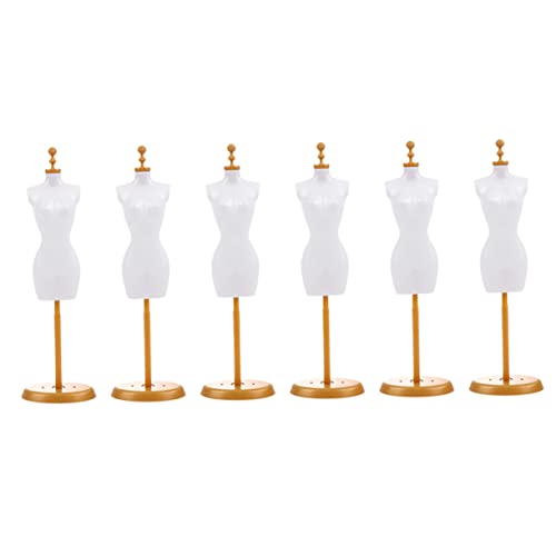 Gatuida 6 Stück Puppenstand für Kleidungsstücke DIY Mannequin Modell Stabil und Kompakt für Puppenkleidung und Kreatives Sicher für Perfektes Zubehör für Kleine Designer Gatuida 6 Stück Puppenstand für Kleidungsstücke DIY Mannequin Modell Stabil und Kompakt für Puppenkleidung und Kreatives Sicher für Perfektes Zubehör für Kleine Designer von Gatuida