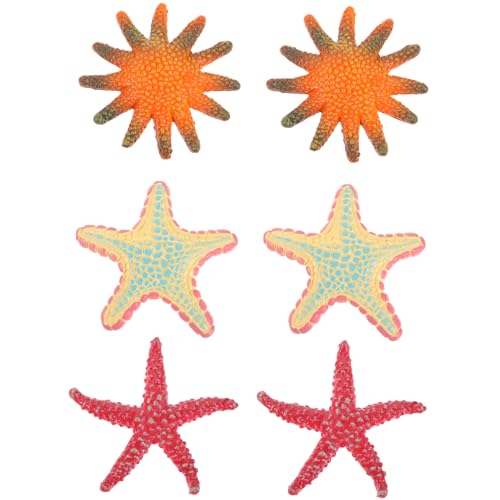 Gatuida 6 Stück Simulation Sea Star Figuren Set Realistische Dekoration für Meeresbildung Fantasieanregendes Design für Zuhause und Gartendekoration Gatuida 6 Stück Simulation Sea Star Figuren Set Realistische Dekoration für Meeresbildung Fantasieanregendes Design für Zuhause und Gartendekoration von Gatuida