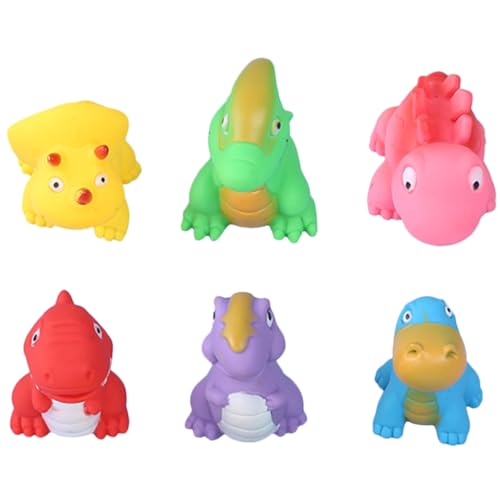 Gatuida 6 Stück Teiliges Badespielzeug Dinosaurier Weiche Verschleißfeste Badewannenspielzeuge Hautfreundlich Kompakt und Sicher für Kleinkinder für Badezeit und Wasserspaß Gatuida 6 Stück Teiliges Badespielzeug Dinosaurier Weiche Verschleißfeste Badewannenspielzeuge Hautfreundlich Kompakt und Sicher für Kleinkinder für Badezeit und Wasserspaß von Gatuida