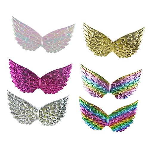 Gatuida 6 Stück Teiliges Bunte Kinderkostüm Flügel Metallic Feenflügel für Mädchen Karneval Fasching Verkleidung Party Accessoires Gatuida 6 Stück Teiliges Bunte Kinderkostüm Flügel Metallic Feenflügel für Mädchen Karneval Fasching Verkleidung Party Accessoires von Gatuida