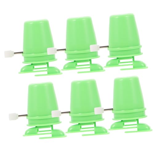 Gatuida 6 Stück Teiliges DIY Bewegung für Aufziehroboter Reparatur Ersatzteil Leicht Installierbar Grün als Bastelzubehör für Kreative Clay Craft Projekte von Gatuida