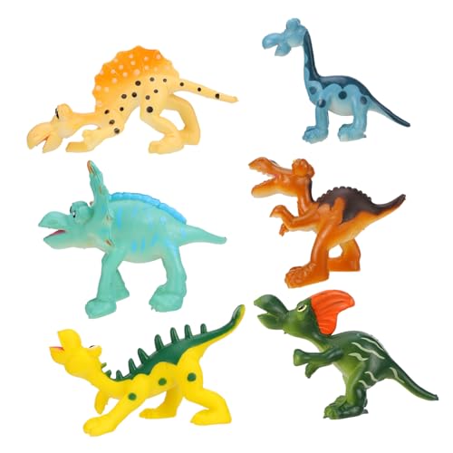 Gatuida 6 Stück Teiliges Dinosaurier Modellspielzeug aus Hochwertigem Kunststoff Leichte und Stoßfeste Figuren Pädagogisches Lernspielzeug für und Dekoration für Jungen und Mädchen Gatuida 6 Stück Teiliges Dinosaurier Modellspielzeug aus Hochwertigem Kunststoff Leichte und Stoßfeste Figuren Pädagogisches Lernspielzeug für und Dekoration für Jungen und Mädchen von Gatuida