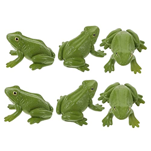 Gatuida 6 Stück Teiliges Frosch Figuren aus Hochwertigem Kunststoff Realistische Miniatur Frosch Modelle Kinderfreundliche Deko für Zimmer Garten und Lernzwecke Gatuida 6 Stück Teiliges Frosch Figuren aus Hochwertigem Kunststoff Realistische Miniatur Frosch Modelle Kinderfreundliche Deko für Zimmer Garten und Lernzwecke von Gatuida