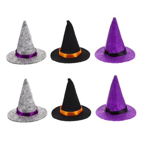 Gatuida 6 Stück Teiliges Halloween Mini Hexenhut Flaschenverschlüsse aus Langlebigem Material Bunte Kleine Hexenhüte für Weinflaschen Partydekoration und Festliche Raumgestaltung Gatuida 6 Stück Teiliges Halloween Mini Hexenhut Flaschenverschlüsse aus Langlebigem Material Bunte Kleine Hexenhüte für Weinflaschen Partydekoration und Festliche Raumgestaltung von Gatuida