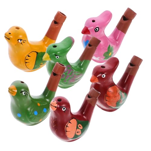 Gatuida 6 Stück Teiliges Keramik Vogelpfeifen für Kleine Bunte Wasservogel trillerpfeifen Sichere und Robuste Spielzeugpfeifen für Kleinkinder als Geschenk und Partyspaß Gatuida 6 Stück Teiliges Keramik Vogelpfeifen für Kleine Bunte Wasservogel trillerpfeifen Sichere und Robuste Spielzeugpfeifen für Kleinkinder als Geschenk und Partyspaß von Gatuida