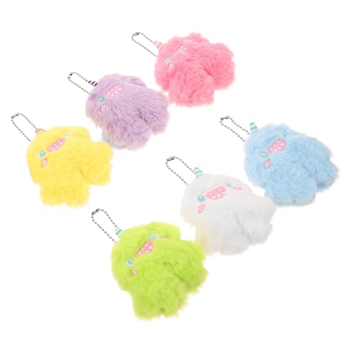 Gatuida 6 Stück Teiliges Kleine Cartoon Kuscheltier Spielzeuge Kinderfreundlich Weiche Stofftiere für Sofa Dekoration und Kinderzimmer spielspaß von Gatuida