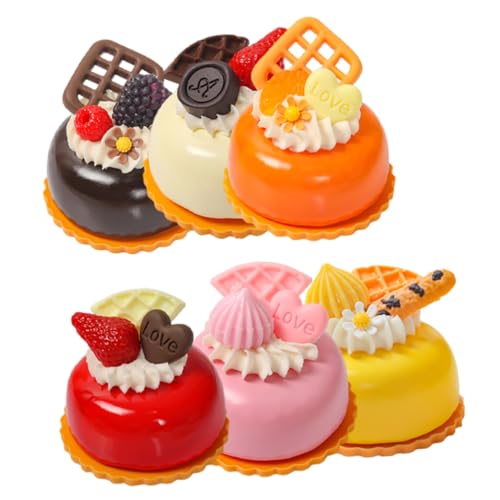 Gatuida 6 Stück Teiliges Künstliche Französische Torten Modelle Realistische Dessert Deko Langlebige Leichte Lebensmittelmodelle für Küchen Laden und Festtagsdekoration Gatuida 6 Stück Teiliges Künstliche Französische Torten Modelle Realistische Dessert Deko Langlebige Leichte Lebensmittelmodelle für Küchen Laden und Festtagsdekoration von Gatuida