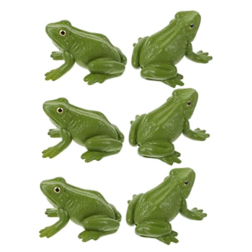 Gatuida 6 Stück Teiliges Kunststoff Frosch Figuren Realistische Miniatur Froschmodelle für Pädagogisches Langlebig Farbenfroh für Wissenschafts und Bildungsspiele Gatuida 6 Stück Teiliges Kunststoff Frosch Figuren Realistische Miniatur Froschmodelle für Pädagogisches Langlebig Farbenfroh für Wissenschafts und Bildungsspiele von Gatuida