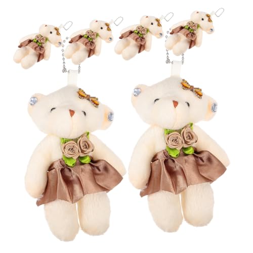 Gatuida 6 Stück Teiliges Mini Plüschbären Weiche Kleine Teddybären Vielseitig Einsetzbar als Hochzeitsdeko Partygeschenke und DIY Zubehör Tragbare Kuscheltier Deko für Schlüsselanhänger Gatuida 6 Stück Teiliges Mini Plüschbären Weiche Kleine Teddybären Vielseitig Einsetzbar als Hochzeitsdeko Partygeschenke und DIY Zubehör Tragbare Kuscheltier Deko für Schlüsselanhänger von Gatuida