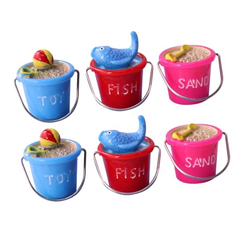 Gatuida 6 Stück Teiliges Mini Strand Eimer aus Niedliche Mikro Landschaft Deko Vielseitig für Sukkulenten Blumentopf Sandtisch Modell und Garten DIY Farben Rot Blau Rosé Gatuida 6 Stück Teiliges Mini Strand Eimer aus Niedliche Mikro Landschaft Deko Vielseitig für Sukkulenten Blumentopf Sandtisch Modell und Garten DIY Farben Rot Blau Rosé von Gatuida