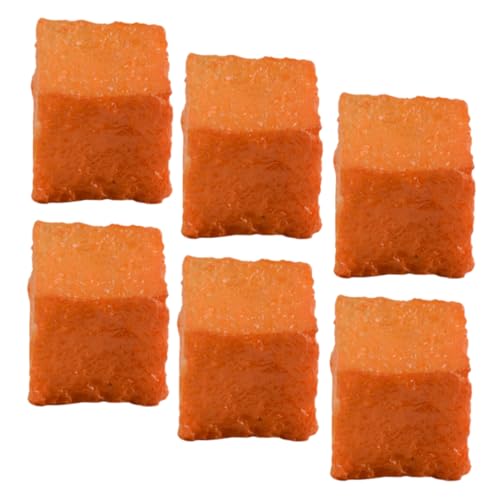 Gatuida 6 Stück Teiliges PVC Fake Fish Tofu Modell Realistische Kunstfisch Tofu Requisiten für Dekoration Fotografie und Party Events Gatuida 6 Stück Teiliges PVC Fake Fish Tofu Modell Realistische Kunstfisch Tofu Requisiten für Dekoration Fotografie und Party Events von Gatuida