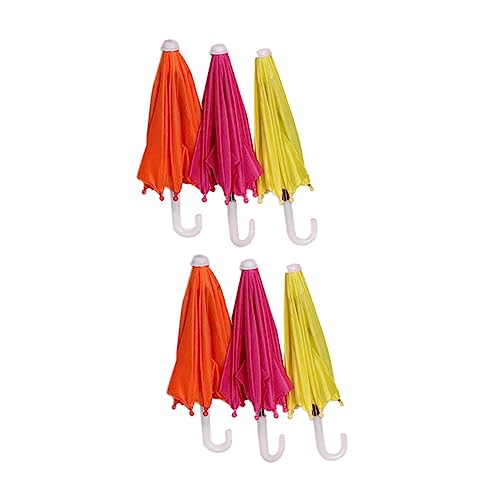 Gatuida 6 Stück Teiliges Puppenschirme für DIY Puppenhaus Dekoration Spielzeugregenschirme für Kreative Aktivitäten mit Kindern Gatuida 6 Stück Teiliges Puppenschirme für DIY Puppenhaus Dekoration Spielzeugregenschirme für Kreative Aktivitäten mit Kindern von Gatuida