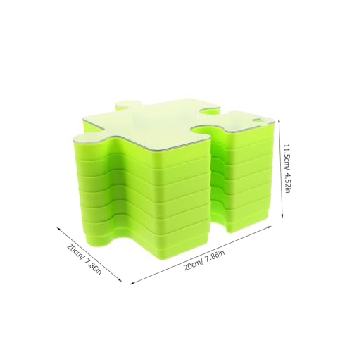 Gatuida 6 Stück Teiliges Puzzle Sortier Tablett mit Staubschutzdeckel Großer Puzzle Organizer aus Kunststoff Stapelbar und Tragbar für Sortieren von Perlen Malprojekten und DIY Gatuida 6 Stück Teiliges Puzzle Sortier Tablett mit Staubschutzdeckel Großer Puzzle Organizer aus Kunststoff Stapelbar und Tragbar für Sortieren von Perlen Malprojekten und DIY von Gatuida