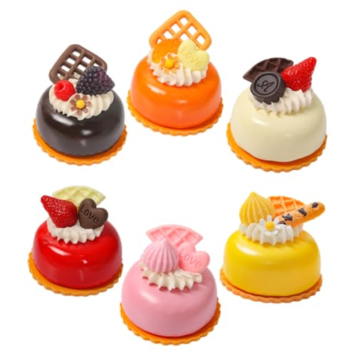 Gatuida 6 Stück Teiliges Realistisches Fake Cake Modell Dekorative Französische Miniatur Kuchen Lebensechte Dessert Deko für Bäckereien Heim und Ladengestaltung Vielseitige Süßwaren Gatuida 6 Stück Teiliges Realistisches Fake Cake Modell Dekorative Französische Miniatur Kuchen Lebensechte Dessert Deko für Bäckereien Heim und Ladengestaltung Vielseitige Süßwaren von Gatuida