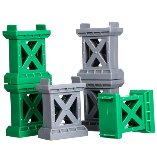 Gatuida 6 Stück Teiliges Stapelbare Brückenpfeiler Zug Gleisstützen Holzschienen Zubehör Modelleisenbahn Kompatibel Für Spielzeugeisenbahn Flexibel Höhenverstellbar Robust Gatuida 6 Stück Teiliges Stapelbare Brückenpfeiler Zug Gleisstützen Holzschienen Zubehör Modelleisenbahn Kompatibel Für Spielzeugeisenbahn Flexibel Höhenverstellbar Robust von Gatuida