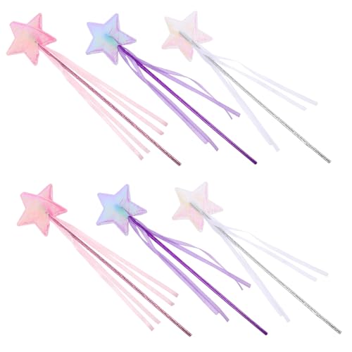 Gatuida 6 Stück Teiliges Sternförmige Feenstäbe für Mädchen Weiche Magische Stäbe in Weiß Sicheres für Geburtstage Halloween Weihnachten und Cosplay Feenstab Partyzubehör Gatuida 6 Stück Teiliges Sternförmige Feenstäbe für Mädchen Weiche Magische Stäbe in Weiß Sicheres für Geburtstage Halloween Weihnachten und Cosplay Feenstab Partyzubehör von Gatuida