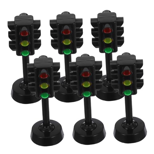 Gatuida 6 Stück Teiliges Verkehrsampel mit Licht für Pädagogisches Verkehrszeichen zur Verkehrserziehung und Kreativen Rollenspielen Geeignet für Frühe Bildung und Partydekoration Gatuida 6 Stück Teiliges Verkehrsampel mit Licht für Pädagogisches Verkehrszeichen zur Verkehrserziehung und Kreativen Rollenspielen Geeignet für Frühe Bildung und Partydekoration von Gatuida