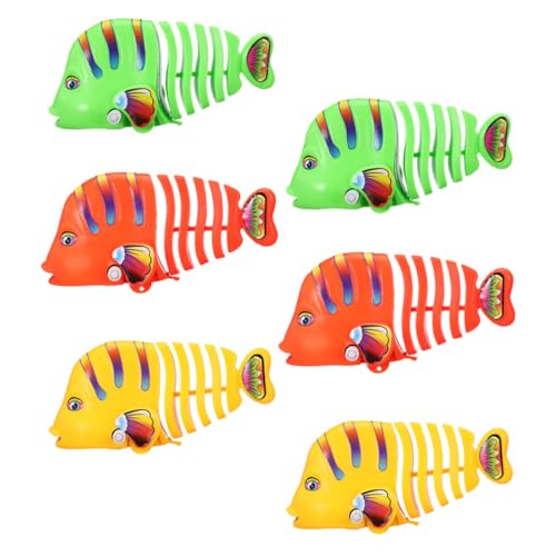 Gatuida 6 Stück Teiliges Wind Up Cartoon Fischspielzeug Leichtes Sich Bewegendes Wasserspielzeug für Fördert Feinmotorik als und Dekoration im Kinderzimmer Gatuida 6 Stück Teiliges Wind Up Cartoon Fischspielzeug Leichtes Sich Bewegendes Wasserspielzeug für Fördert Feinmotorik als und Dekoration im Kinderzimmer von Gatuida