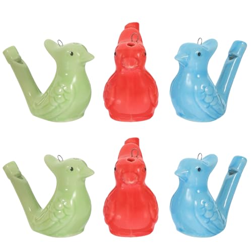 Gatuida 6 Stück Wasservogel Pfeife Pädagogisches Keramikspielzeug für Musikinstrument für Partys Geburtstagsgeschenke und Kreative Lernspiele Zufällige Farbe Gatuida 6 Stück Wasservogel Pfeife Pädagogisches Keramikspielzeug für Musikinstrument für Partys Geburtstagsgeschenke und Kreative Lernspiele Zufällige Farbe von Gatuida
