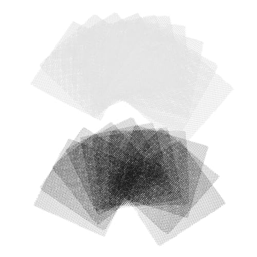 Gatuida 60 Stück Mask Eye Mesh Atmungsaktiv Leicht Zuschneidbar Für DIY Masken Cosplay Tierkostüme Kreative Bastelprojekte von Gatuida