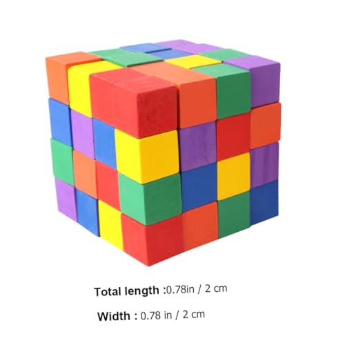 Gatuida 60 Stück Teiliges Holzbauklötze Bunte Geometrische Bausteine Lernspielzeug für Kreative Frühförderung Leicht und Sicher mit Glatter Oberfläche Gatuida 60 Stück Teiliges Holzbauklötze Bunte Geometrische Bausteine Lernspielzeug für Kreative Frühförderung Leicht und Sicher mit Glatter Oberfläche von Gatuida