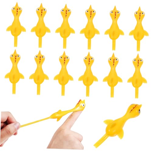 Gatuida 60Stücke Teiliges Gummihuhn Dehnbare Fliegende Hühner für Lustige Finger Spielzeuge für Partys und Zusammenkünfte für Spaß und Unterhaltung Gatuida 60Stücke Teiliges Gummihuhn Dehnbare Fliegende Hühner für Lustige Finger Spielzeuge für Partys und Zusammenkünfte für Spaß und Unterhaltung von Gatuida