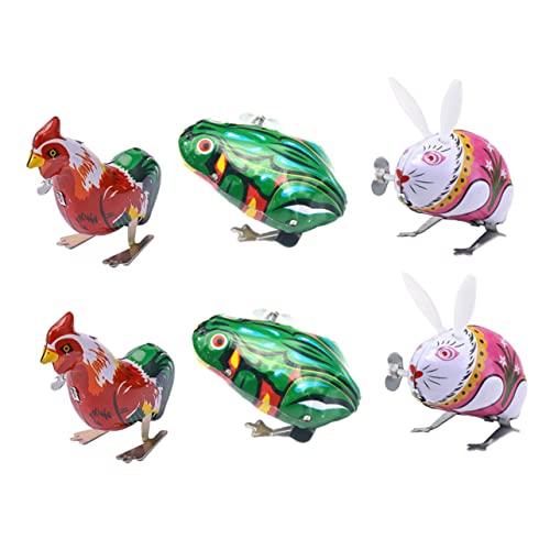 Gatuida 6Stücke Aufziehspielzeug Tiere Cartoon für Fördert Kognitive Fähigkeiten Sicher und Langlebig für Spaß Gatuida 6Stücke Aufziehspielzeug Tiere Cartoon für Fördert Kognitive Fähigkeiten Sicher und Langlebig für Spaß von Gatuida