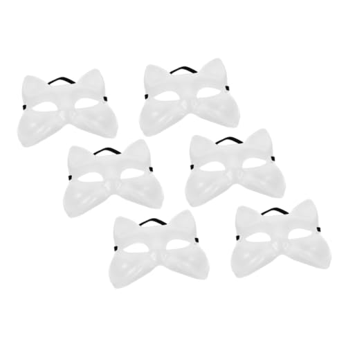 Gatuida 6Stücke DIY Fuchsmaske Selbermachen Leere Bastelmasken für Cosplay Partys Unbemalt für Halloween Karneval und Geburtstagsfeiern Gatuida 6Stücke DIY Fuchsmaske Selbermachen Leere Bastelmasken für Cosplay Partys Unbemalt für Halloween Karneval und Geburtstagsfeiern von Gatuida