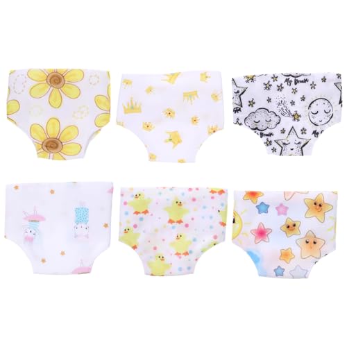 Gatuida 6Stücke Puppenhöschen für Puppen Dekorative Unterwäsche für Puppenzubehör und Rollenspiele Praktisch und Leicht Fördert Kreativität und Fantasie Gatuida 6Stücke Puppenhöschen für Puppen Dekorative Unterwäsche für Puppenzubehör und Rollenspiele Praktisch und Leicht Fördert Kreativität und Fantasie von Gatuida