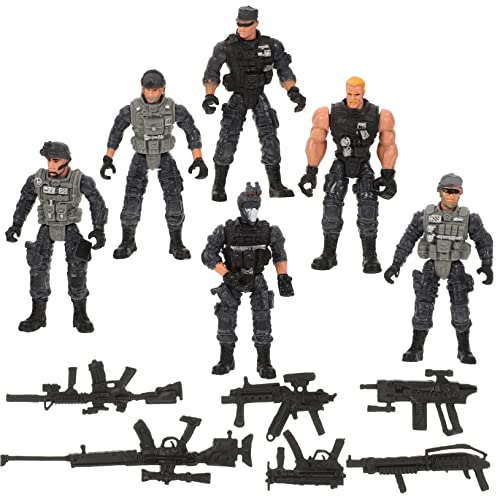 Gatuida 6Stücke Teiliges Soldatenfiguren Bewegliche Militärfiguren und Waffenmodelle für Interaktives für Kinderpartys Fördert Eltern Interaktion und Kreativität Gatuida 6Stücke Teiliges Soldatenfiguren Bewegliche Militärfiguren und Waffenmodelle für Interaktives für Kinderpartys Fördert Eltern Interaktion und Kreativität von Gatuida