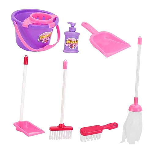 Gatuida 7 Stück Teiliges Mini Reinigungsset für Kleine Mädchen mit Besen Kehrschaufel und Mop für Rollenspiele Fördert die Motorischen Fähigkeiten Lernen Zufällige Farbe Zufällige Farbe Gatuida 7 Stück Teiliges Mini Reinigungsset für Kleine Mädchen mit Besen Kehrschaufel und Mop für Rollenspiele Fördert die Motorischen Fähigkeiten Lernen Zufällige Farbe Zufällige Farbe von Gatuida