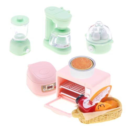 Gatuida 7stücke Mini-Haus-küchengerät Set Miniatur-küchengeräte Für Puppenhaus Detailreiches Spielzeug Für Kleine Häuser Puppenhausmöbel Mit Authentischem Design von Gatuida