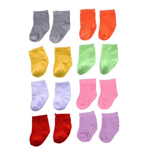 Gatuida 8 Paare Puppensocken für Puppen Dekoration für Spielhaus Wiederverwendbar und Waschbar Puppenzubehör für Kreative Spielwelten Gatuida 8 Paare Puppensocken für Puppen Dekoration für Spielhaus Wiederverwendbar und Waschbar Puppenzubehör für Kreative Spielwelten von Gatuida