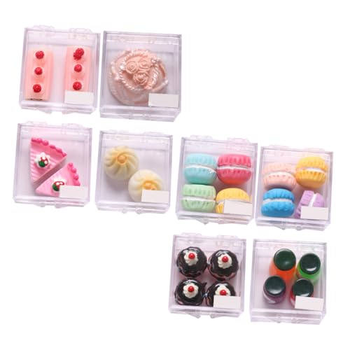 Gatuida 8 Sätze Puppenhaus Dekoration Kreative Mini Food Modelle für Kleinkinder und Sammler Gatuida 8 Sätze Puppenhaus Dekoration Kreative Mini Food Modelle für Kleinkinder und Sammler von Gatuida