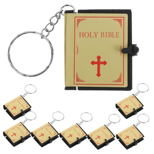 Gatuida 8 Stück Mini Bibel Schlüsselanhänger Religiöser Schlüsselanhänger Kleiner Kreuzanhänger Heilige Bibel Schlüsselanhänger Kirche Gebet Kleine Bibel Süßer Echter Bibel Gatuida 8 Stück Mini Bibel Schlüsselanhänger Religiöser Schlüsselanhänger Kleiner Kreuzanhänger Heilige Bibel Schlüsselanhänger Kirche Gebet Kleine Bibel Süßer Echter Bibel von Gatuida