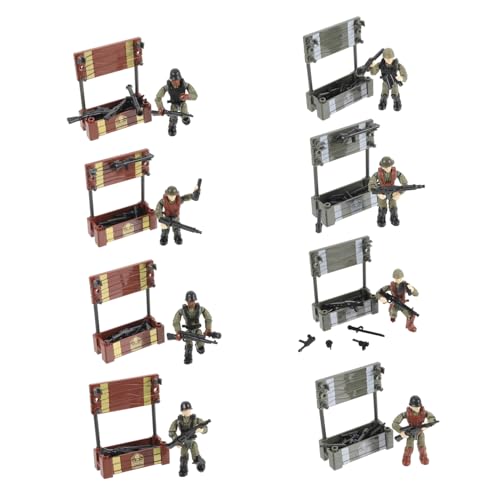 Gatuida 8 Stück Mini Soldatenfiguren Teiliges Militärmodell mit Beweglichen Gelenken für Miniatur Szenen für Jungen Langlebige Plastikfiguren für Kreative Dekorationen Gatuida 8 Stück Mini Soldatenfiguren Teiliges Militärmodell mit Beweglichen Gelenken für Miniatur Szenen für Jungen Langlebige Plastikfiguren für Kreative Dekorationen von Gatuida