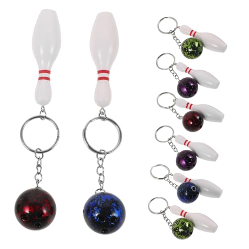 Gatuida 8 Stück Teiliges Bowling Schlüsselanhänger mit Detailgetreuem Bowlingkugel Design Bunte Sportschlüsselringe für DIY Bastelprojekte Party Mitgebsel und Handtaschen Dekoration für Gatuida 8 Stück Teiliges Bowling Schlüsselanhänger mit Detailgetreuem Bowlingkugel Design Bunte Sportschlüsselringe für DIY Bastelprojekte Party Mitgebsel und Handtaschen Dekoration für von Gatuida