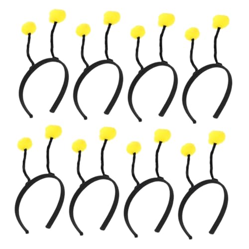 Gatuida 8 Stück Teiliges Haarband mit Flauschbällen für Partys Tier Haarreif für Mädchen Niedliche Kopfbedeckung für Geburtstagsfeiern und Cosplay und Bequem für Make Up und von Gatuida