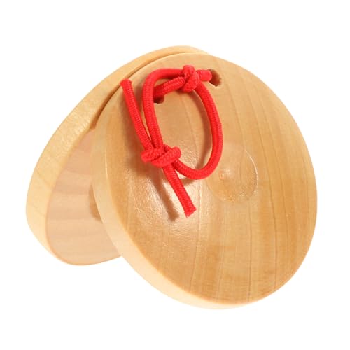 Gatuida 8 Stück Teiliges Holz Kastagnetten Percussion Kreativ Lernhilfe Musikspielzeug für Vorschulkinder Kindergarten Musikinstrumente zur Früherziehung von Gatuida
